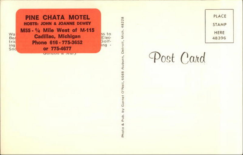 Pine Chata Motel (Pine Chata Family Resort) - Vintage Postcard